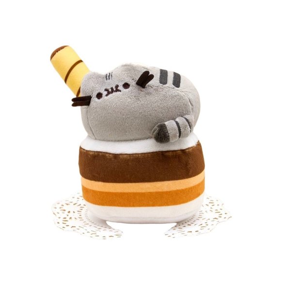 Pusheen Other - Pusheen Plush Affogato Stuffed Cat Gund Summer 2022 NIP 6 inch